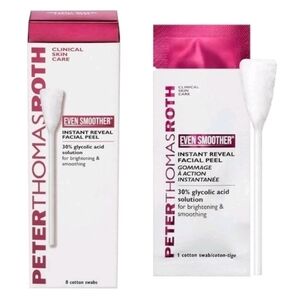 Peter Thomas Roth Even Smoother Instant Reveal Facial Peel 8 Cotton Swabs (248)